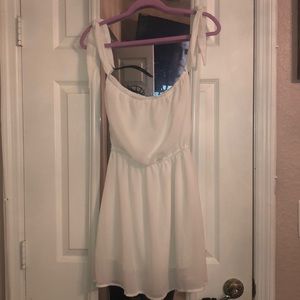 Elastic waist baby doll dress